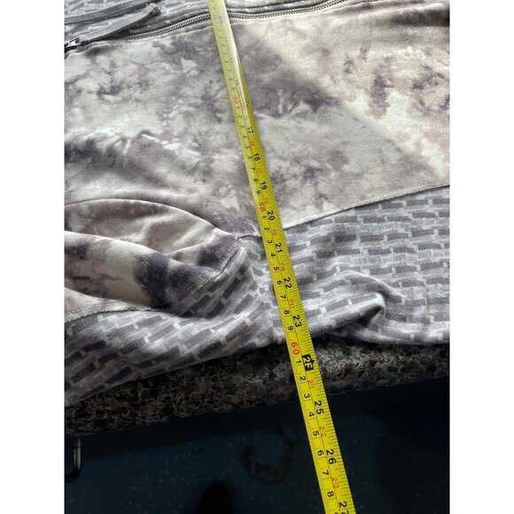 LOGO Lounge Womens Hooded Jacket 1X‎ Tie-Dye Style With Zipper Closure - Picture 12 of 16